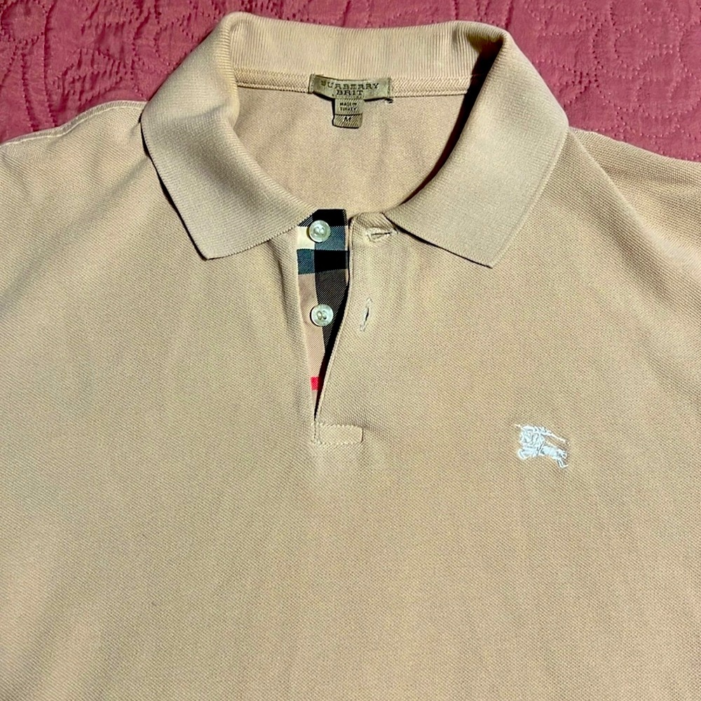 Blueberry Men's Beige Polo Shirt